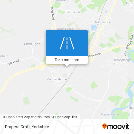 Drapers Croft map