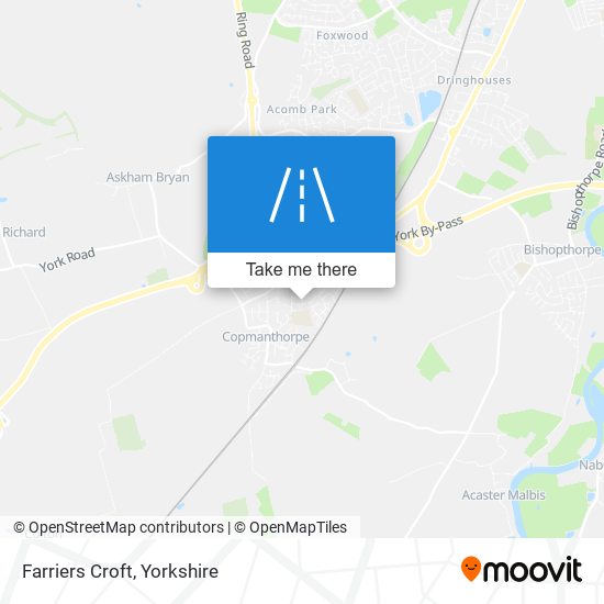 Farriers Croft map