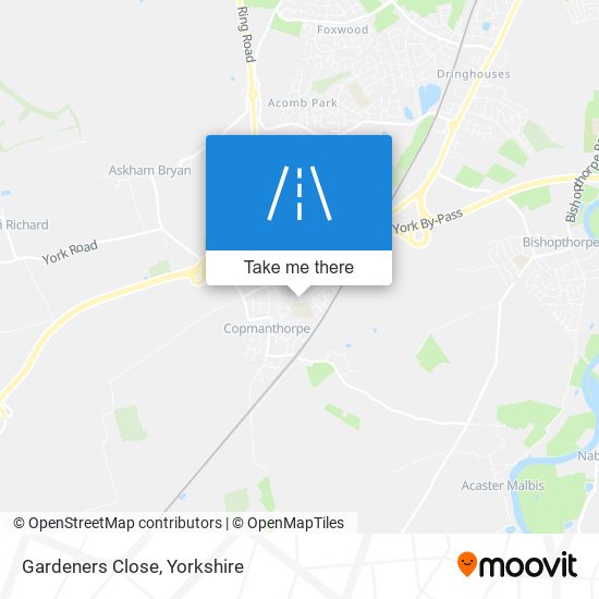 Gardeners Close map
