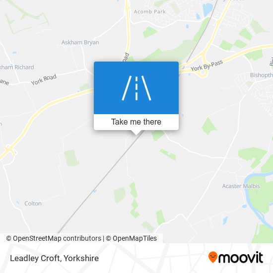 Leadley Croft map