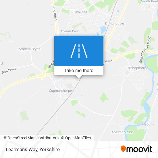 Learmans Way map