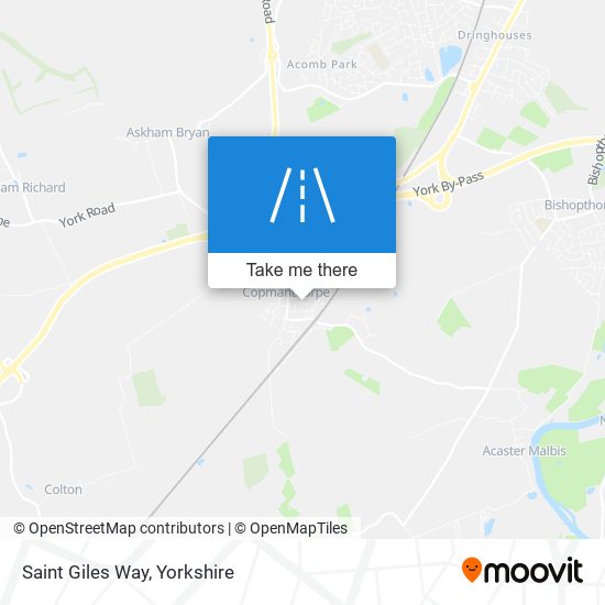 Saint Giles Way map