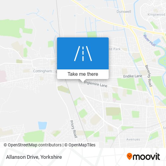 Allanson Drive map