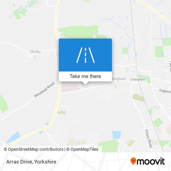 Arras Drive map