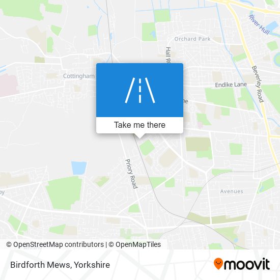 Birdforth Mews map