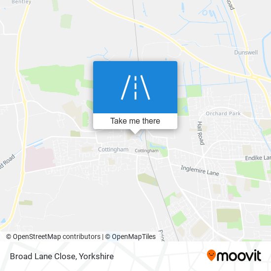 Broad Lane Close map