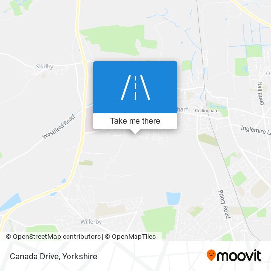 Canada Drive map