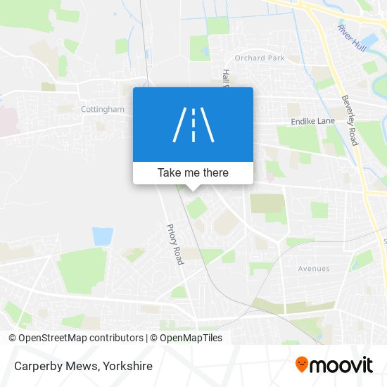 Carperby Mews map