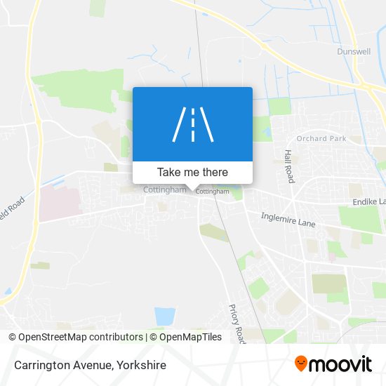 Carrington Avenue map