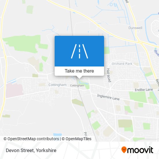 Devon Street map