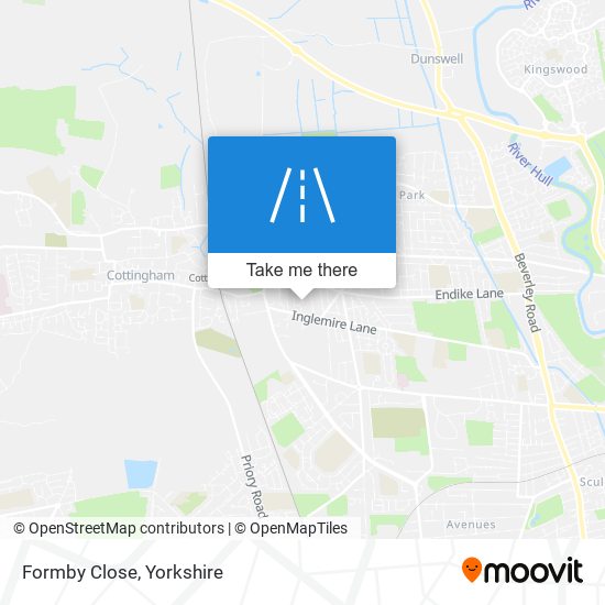 Formby Close map