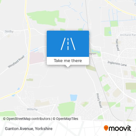 Ganton Avenue map