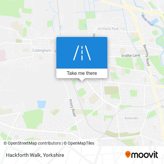 Hackforth Walk map