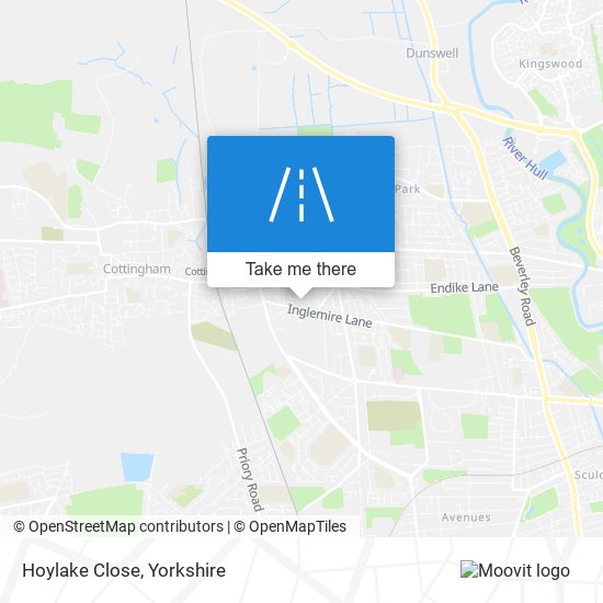 Hoylake Close map