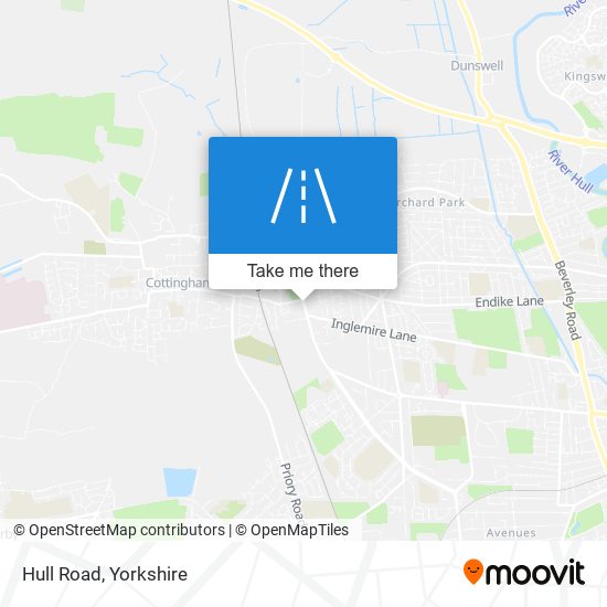 Hull Road map