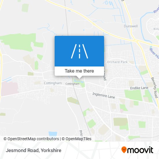 Jesmond Road map