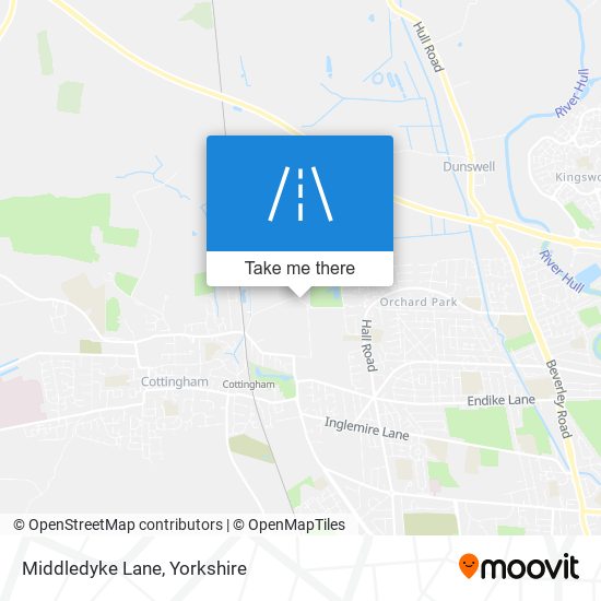 Middledyke Lane map