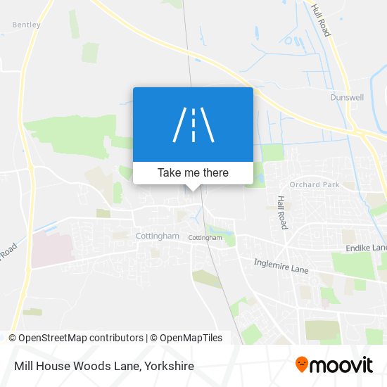 Mill House Woods Lane map