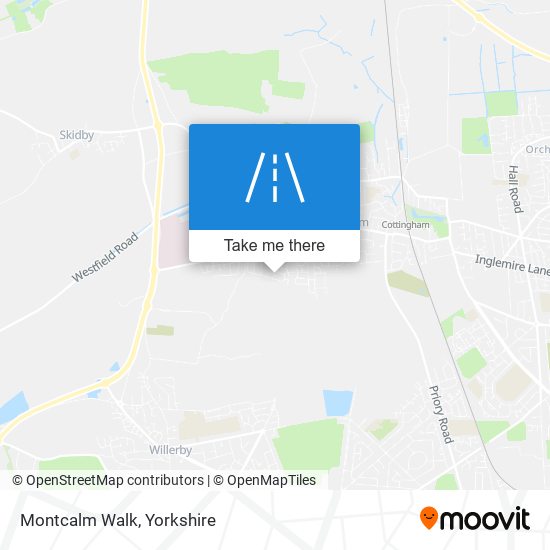 Montcalm Walk map