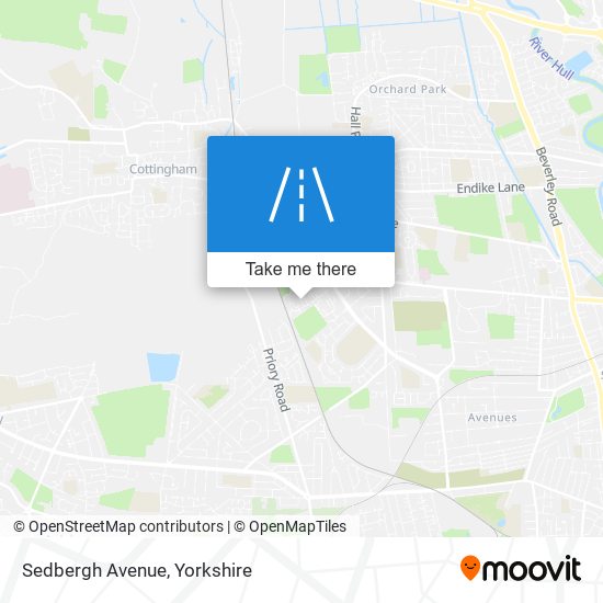 Sedbergh Avenue map