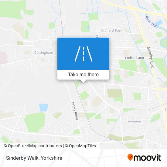 Sinderby Walk map
