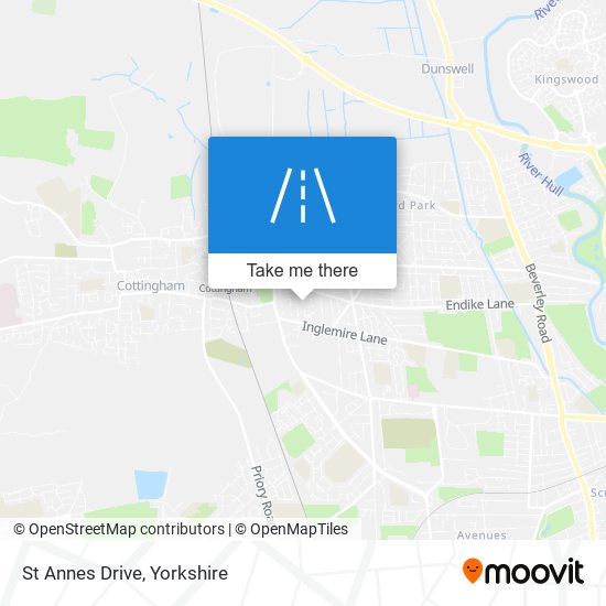 St Annes Drive map