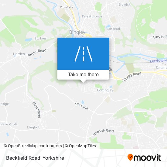 Beckfield Road map
