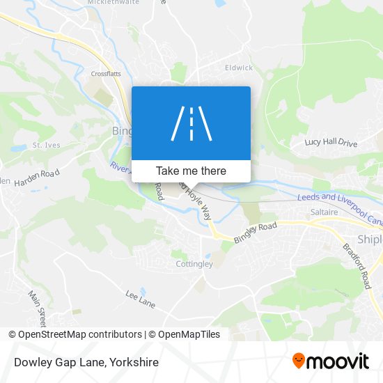 Dowley Gap Lane map