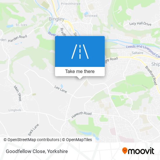 Goodfellow Close map