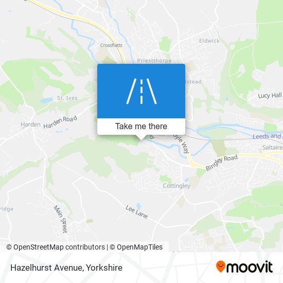 Hazelhurst Avenue map