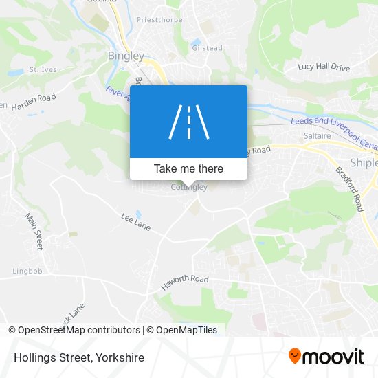 Hollings Street map