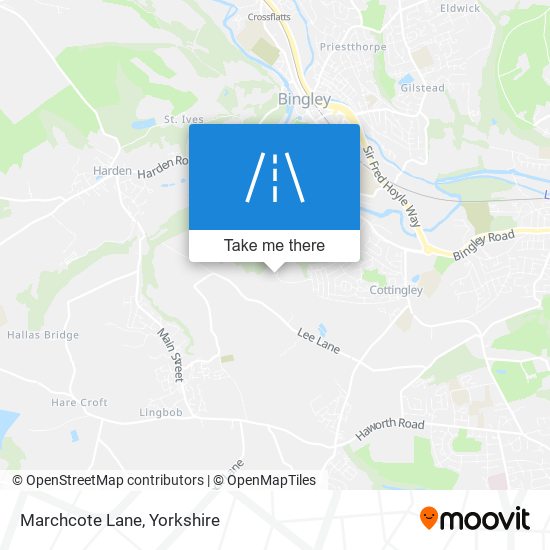 Marchcote Lane map