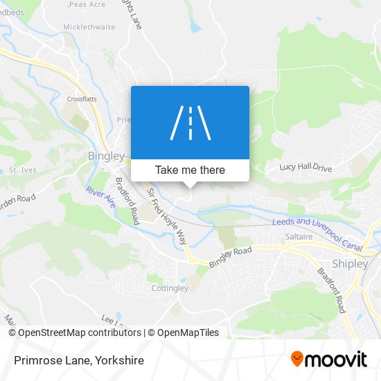 Primrose Lane map