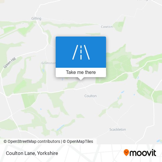 Coulton Lane map