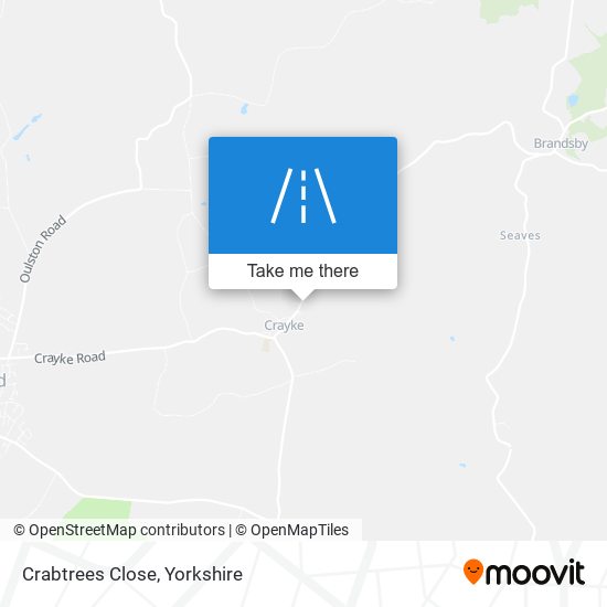 Crabtrees Close map