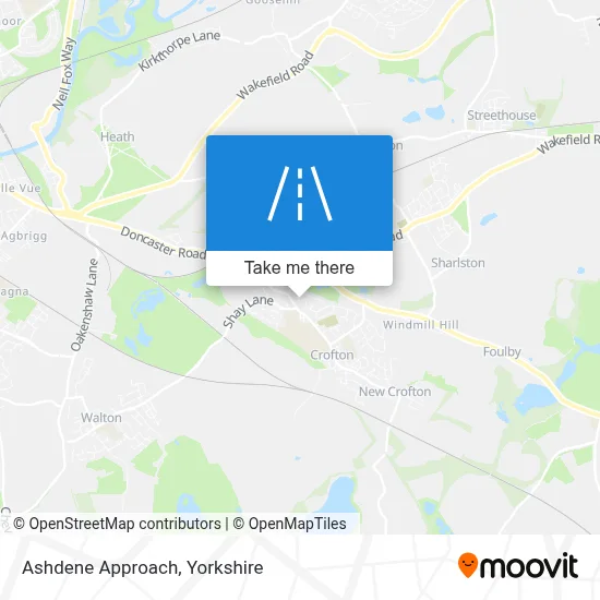 Ashdene Approach map