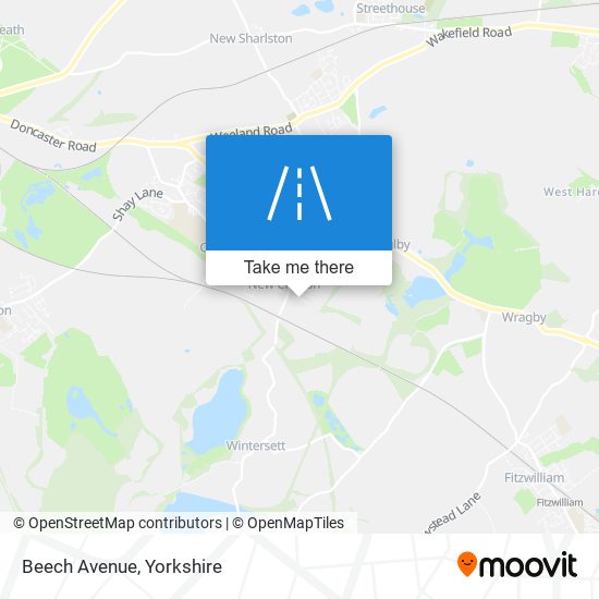 Beech Avenue map