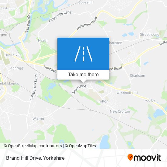Brand Hill Drive map