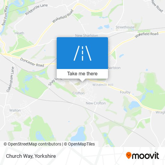 Church Way map