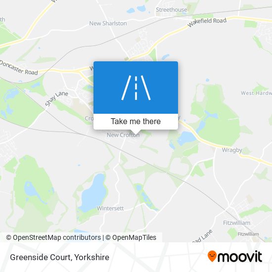 Greenside Court map