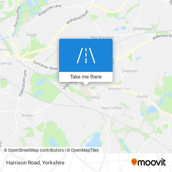 Harrison Road map