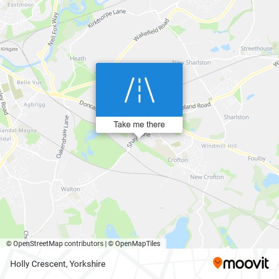 Holly Crescent map