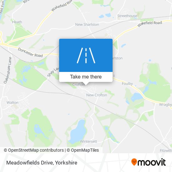 Meadowfields Drive map