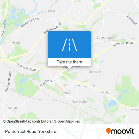 Pontefract Road map