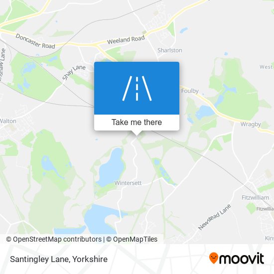 Santingley Lane map