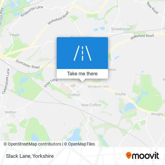 Slack Lane map
