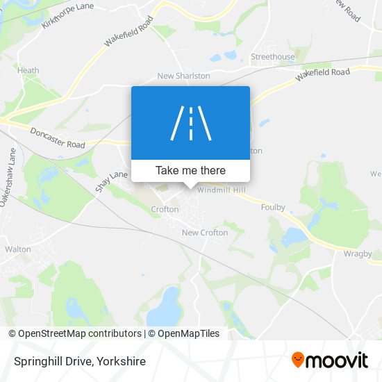 Springhill Drive map