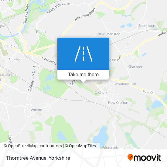 Thorntree Avenue map