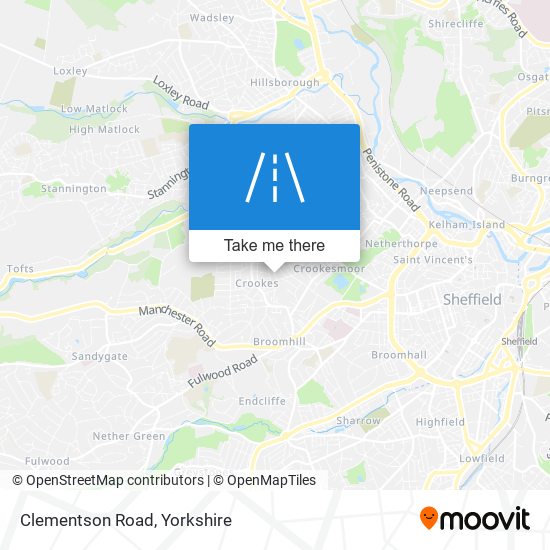 Clementson Road map