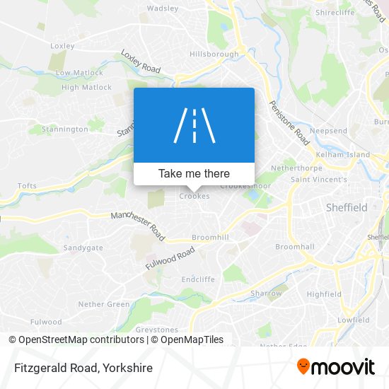 Fitzgerald Road map